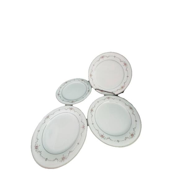 (4) Mint Noritake Fairmont 6102 Dinner Plates 10 1/2" Vintage Retired - Picture 10 of 14